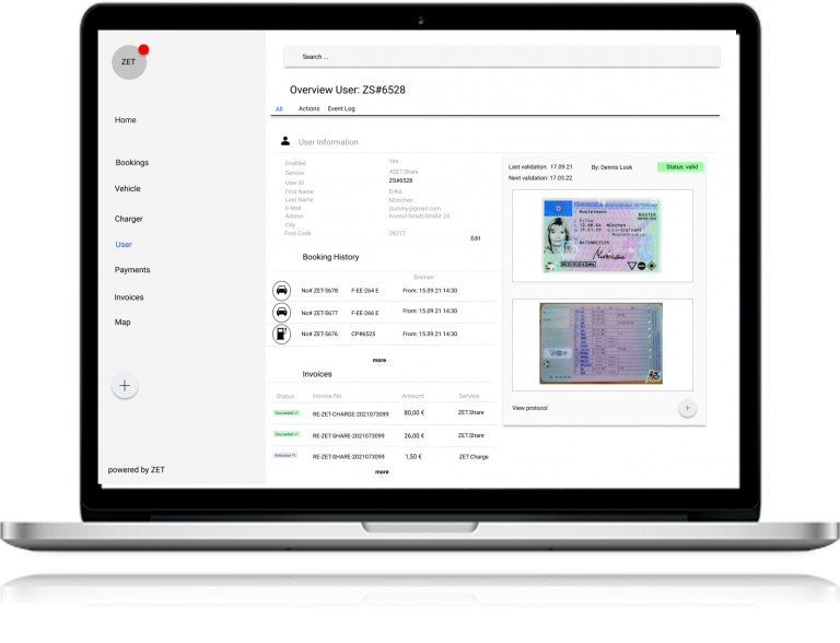 Fuhrparkmanagement - User Management